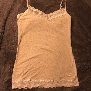 Aerie spaghetti strap tank top with build in bra S